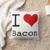 Iハートベーコン クッション (ブランケット)