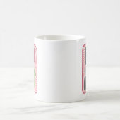 Iハートペパーミントビジュアルアイコンクリスマスジョイ コーヒーマグカップ (中央)