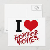 Iハートホラー映画 ポストカード (正面/裏面)