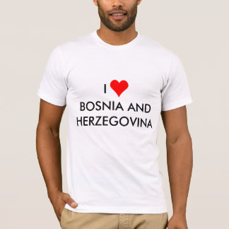 iハートボスニア・ヘルツェゴビナ tシャツ