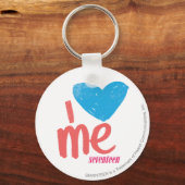 Iハートマイアクア/ピンク キーホルダー (正面)