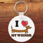 Iハートマイウィーナー キーホルダー (正面)