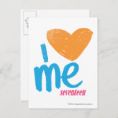 Iハートマイオレンジ/アクア ポストカード (正面/裏面)