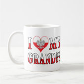 Iハートマイグランドパ コーヒーマグカップ (左)