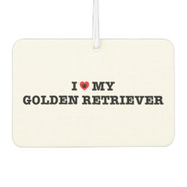 Iハートマイゴールデンレトリエバーカーエアーフレッシュナー カーエアーフレッシュナー