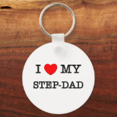 Iハートマイステップパパ キーホルダー (正面)