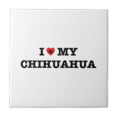 Iハートマイチワワ タイル (正面)