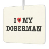 Iハートマイドーバーマンカーエアーフレッシュナー カーエアーフレッシュナー (左)