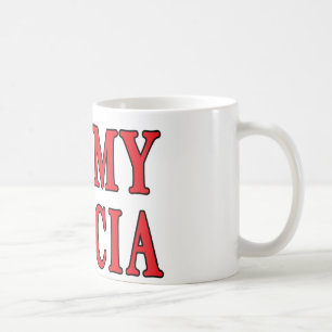Iハートマイバブシア コーヒーマグカップ