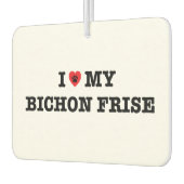 Iハートマイビコンフリースカーエアーフレッシュナー カーエアーフレッシュナー (左)