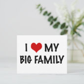 Iハートマイビッグファミリー ポストカード (スタンド正面)