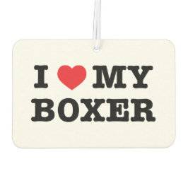 Iハートマイボクサーカーエアーフレッシュナー カーエアーフレッシュナー