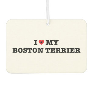 Iハートマイボストンテリアーカーエアフレッシュナー カーエアーフレッシュナー