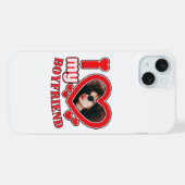 Iハートマイボーイフレンドカスタムー iPhoneケース (裏面横)