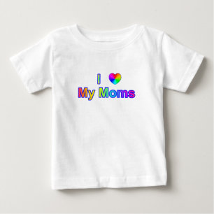 Iハートマイママ ベビーTシャツ