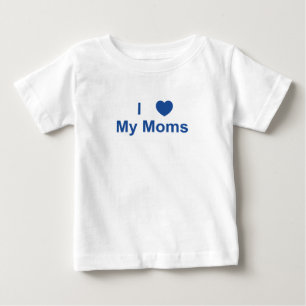 Iハートマイママ ベビーTシャツ