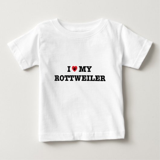 Iハートマイロットワイラー ベビーTシャツ (正面)