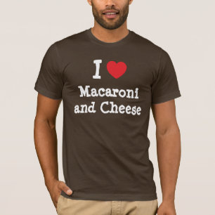 Iハートマカロニとチーズ Tシャツ