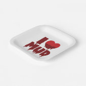 Iハートマッド ペーパープレート (傾斜あり)