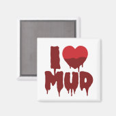 Iハートマッド マグネット (正面/裏面)