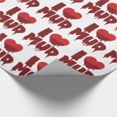 Iハートマッド ラッピングペーパー (角)