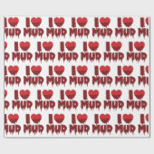 Iハートマッド ラッピングペーパー (フラット)