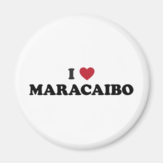 Iハートマラカイボベネズエラ マグネット (正面)