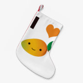 Iハートマンゴ スモールクリスマスストッキング (正面 (吊り時))