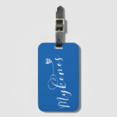 Iハートミコノス，ギリシャ ラゲッジタグ (正面縦)
