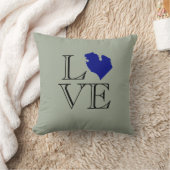 Iハートミシガン素晴らし湖州 クッション (ブランケット)