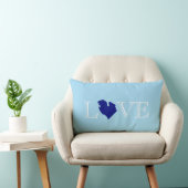 Iハートミシガン ランバークッション (椅子)