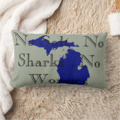 Iハートミシガン ランバークッション (ブランケット)