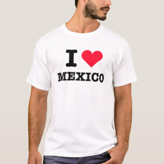 IハートメキシコホワイトI Love Mexico White Tシャツ