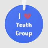 Iハートユースグループアクリルオーナメント オーナメント (裏面)