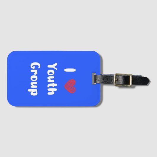 Iハートユースグループ荷物タグ ラゲッジタグ (正面横)