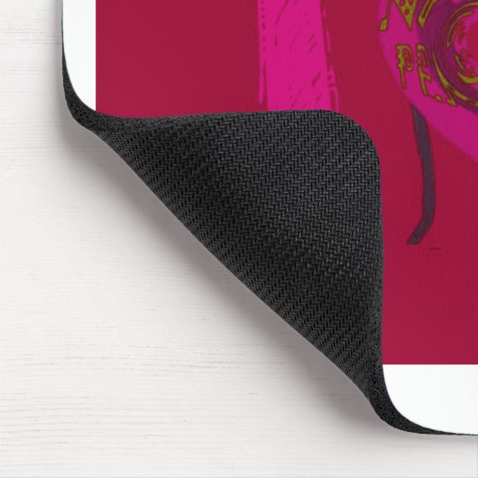 iハートユーナクペンダサナハッピーバレンタインデー マウスパッド (コーナー)