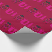 iハートユーナクペンダサナハッピーバレンタインデー ラッピングペーパー (角)