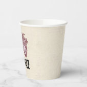 Iハートユー紙カップ 紙コップ (左)