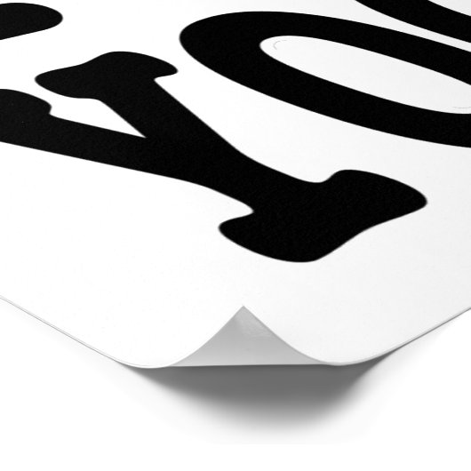 Iハートヨガ ポスター (角)