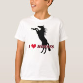 Iハートラブウマハングシルエット Tシャツ (正面)