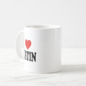 Iハートラブデュスティン_1 コーヒーマグカップ (正面左)