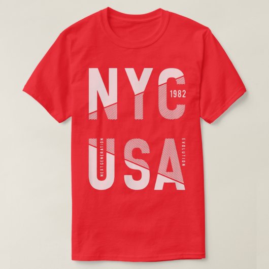 IハートラブニューヨークシティNycクラシックフォントT-shi Tシャツ (デザイン正面)