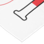 Iハートラブブレモンドテキサス州 テーブルクロス (アングル)