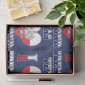 Iハートラブブレモンドテキサス州 薄葉紙 (ギフト)