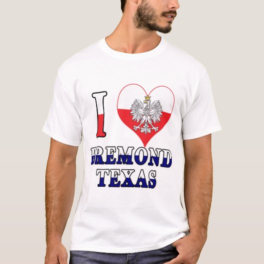 Iハートラブブレモンドテキサス州 Tシャツ (正面)