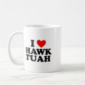 Iハートラブホークチューア_1 コーヒーマグカップ (左)