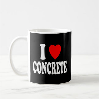 IハートラブConcrete Project Manager Concrete Wor コーヒーマグカップ