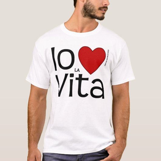 Iハートラヴィタシャツ Tシャツ (正面)