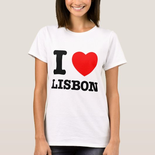 Iハートリスボン Tシャツ (正面)