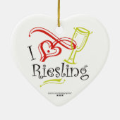 Iハートリースリング セラミックオーナメント (裏面)